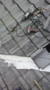 吹田市の瓦屋根雨漏り修理完成