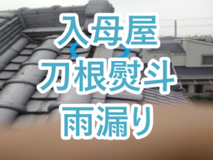 入母屋刀根熨斗雨漏り