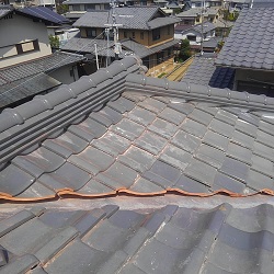 奈良県の瓦屋根修理工事