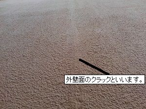 吹田市での外壁面雨漏りの調査