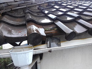 大阪市阿倍野区の屋根修理調査
