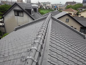 高槻市の屋根修理調査