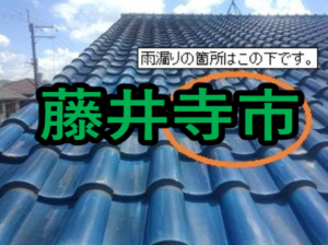 藤井寺市の雨漏り修理や屋根修理！愛の現場リポート！