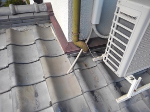 貝塚市の台風被害修理の調査