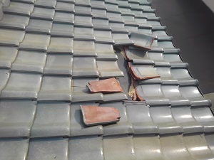 堺市堺区での屋根修理工事