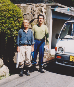 父と仕事をしていた頃の想い出の一枚。