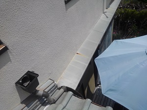 堺市南区での屋根修理調査