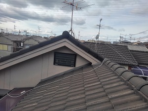 モニエル屋根の修理調査　2019.12.6