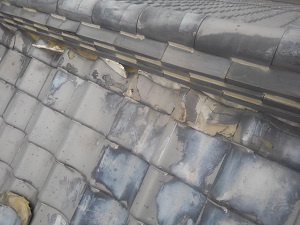 豊中市の屋根修理・瓦屋根修理