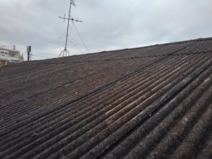 松原市のスレート屋根修理