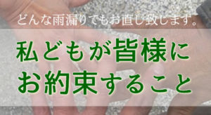 私共が皆様にお約束出来る事