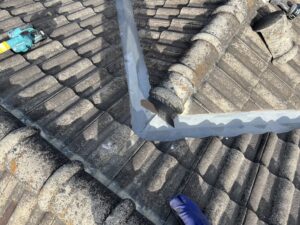 京都府でのモニエル屋根雨漏り修理