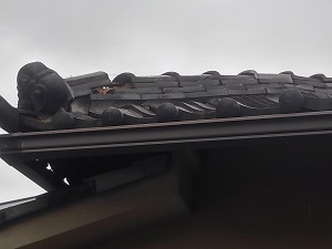 吹田市での瓦屋根修理調査