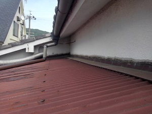 東大阪での屋根修理調査