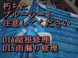 Diy雨漏り修理 Diy屋根修理 大阪の雨漏り修理 瓦屋根工事の専門店です